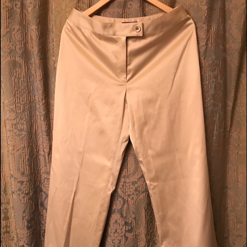 Alfani gold dress pants.  Straight leg. Size 6
